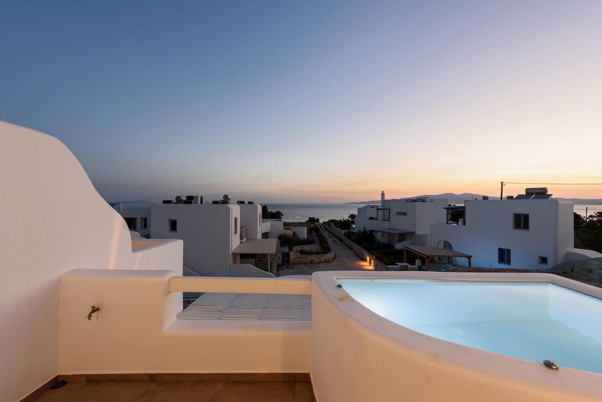Helen Beach Front Luxury Villas Kastraki  ภายนอก รูปภาพ