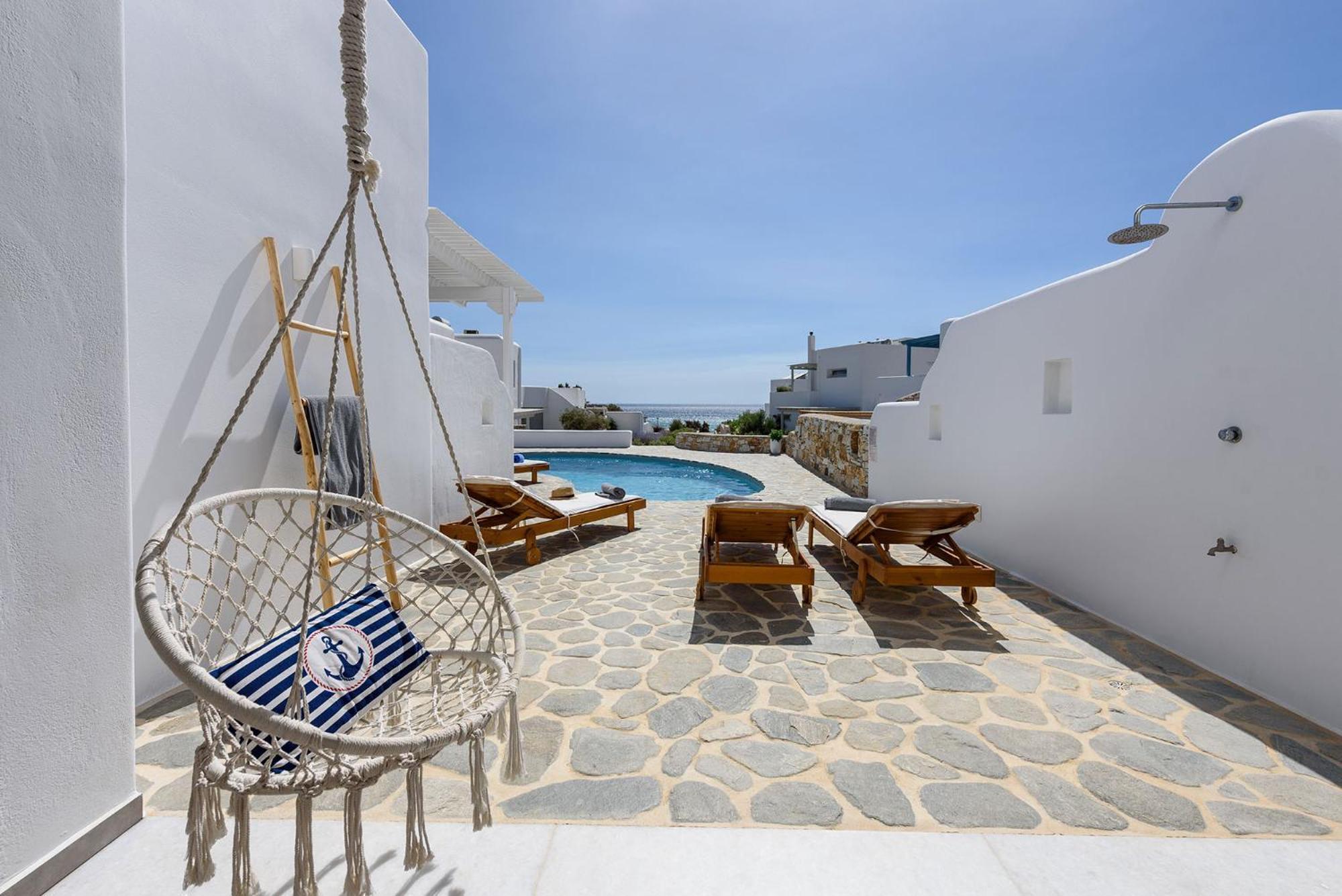 Helen Beach Front Luxury Villas Kastraki  ภายนอก รูปภาพ