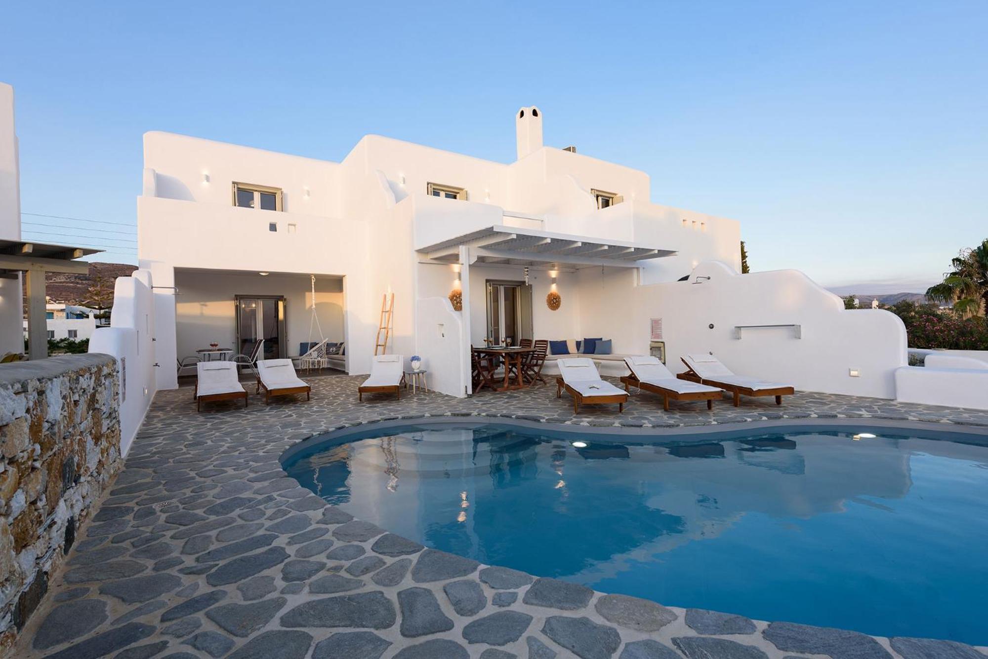 Helen Beach Front Luxury Villas Kastraki  ภายนอก รูปภาพ